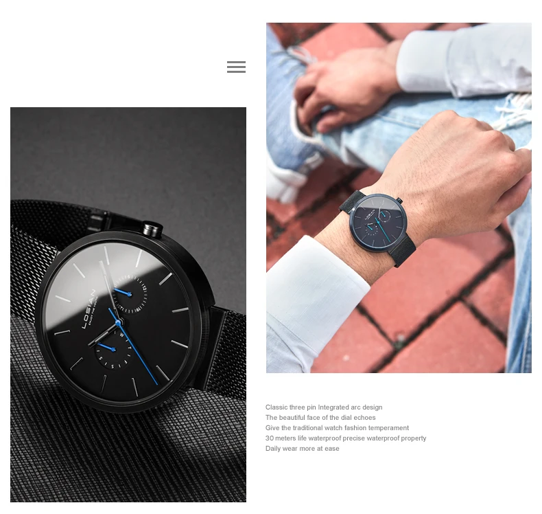 Horloge mannen zegarki relojes montre Lux homme montres hommes luxes de marque часы мужские роскошные часы из нержавеющей стали