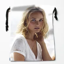 Новое поступление Diane. Kruger Drawstring сумки на заказ сумки для хранения Подарочные мешки с принтом более размеры 27 x см 35 см DIY ваша фотография