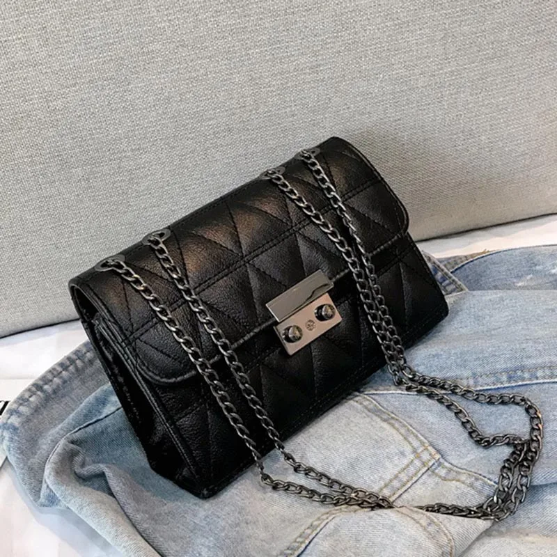 Women Winter Hot INS Popular Chain Shoulder Bags Fashion Travel Female Flap Mini Handbag PU Ladies Design Messenger Bolsa SS3481 (19)