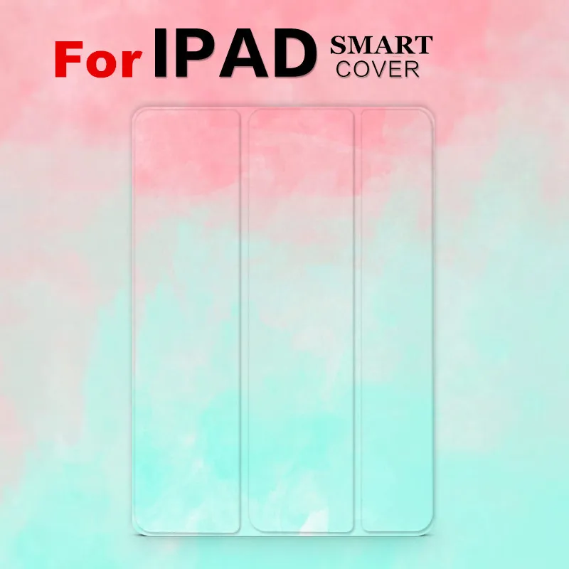 Градиентный Чехол-книжка на магнитной застежке Чехол для iPad Pro 9,7 11 Air 10,5 10,2 12,9 Air2 мини на возраст 2, 3, 4, 5, планшет чехол для нового iPad 9,7