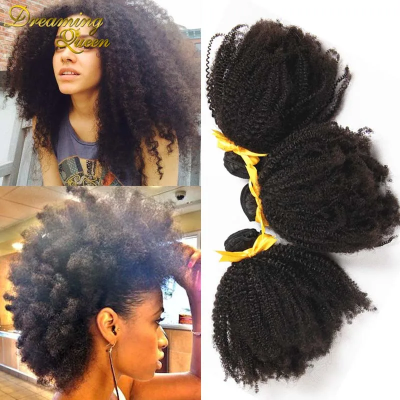 

Mongolian Afro Kinky Curly Virgin Hair Weave Human Hair Extension Cuticle Intact 3 Pieces Mongolian Virgin Hair FreeShipping