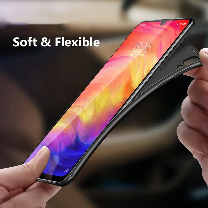Чехол MAKAVO для Xiaomi Redmi Note 6 Pro тонкий матовый мягкий чехол 7 Pocophone F1 Mi A2 Lite
