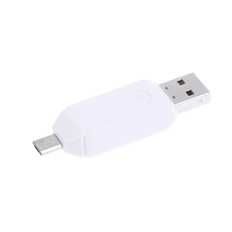 1 шт. 2 в USB OTG кардридер Универсальный Micro TF/SD удлинитель для телефона переходник