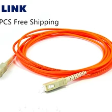 20 шт. SC к SC волоконно-волоконные соединительные кабели 3,0 мм многомодовый симплексный 62,5/125um волоконно-оптический джемпер UPC 1 2 3 5 7 10 Mtr ELINK