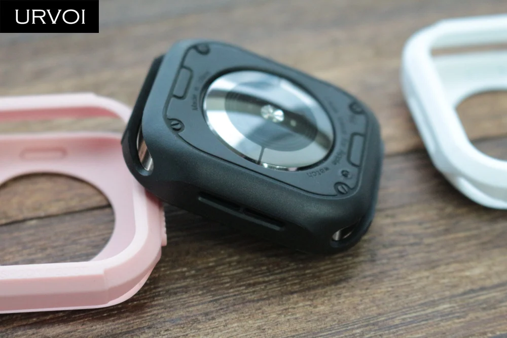 Чехол URVOI из ТПУ с полным покрытием для Apple Watch series 6 SE 5 4 Жесткая Броня жесткая