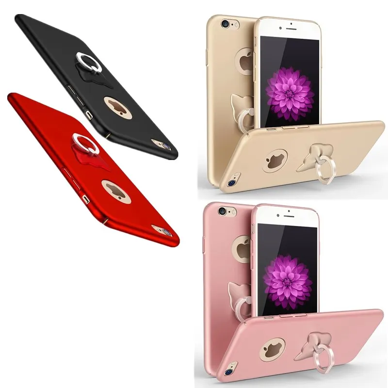 Matte Hard Cover for iphone 6s plus Luxury Business Kickstand Case Cell 5s 5 SE 8 Plus 7 6 |