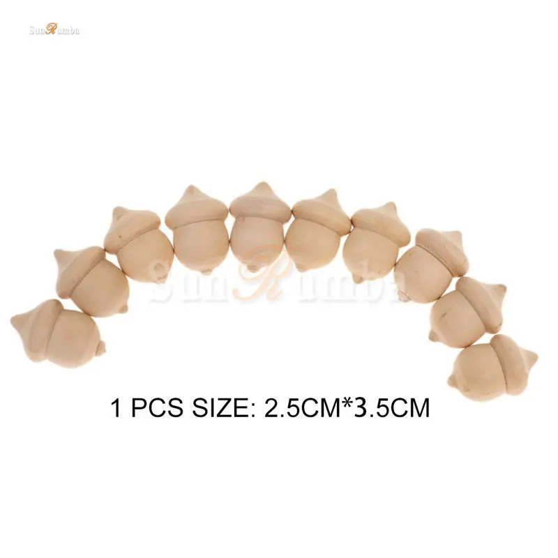 DIY wood acorns MUW-163-01