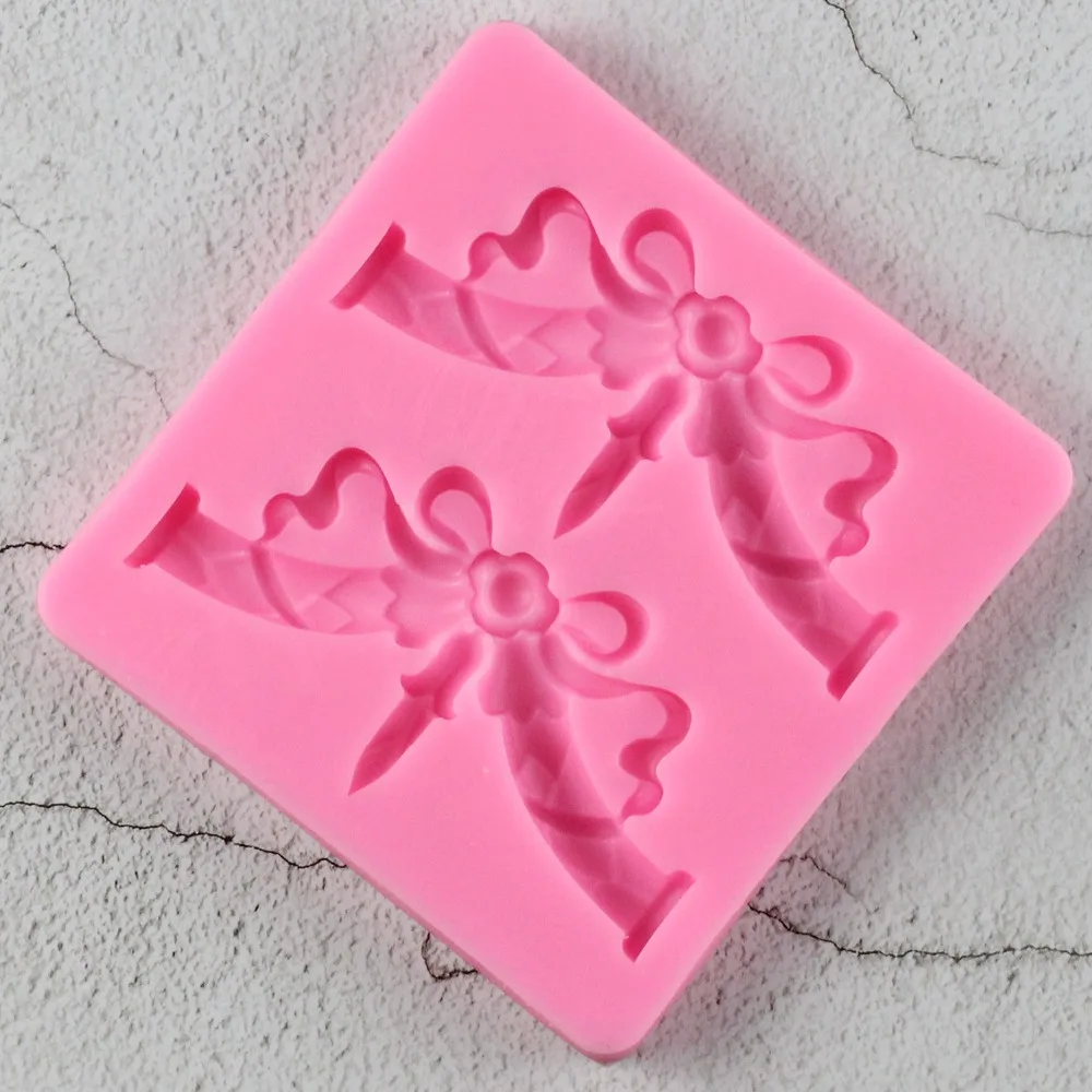 Маленькие Формочки Для Выпечки Пищевая силиконовая форма для помадки инструменты для украшения торта силиконовые формы для мыла форма для торта галстук-бабочка