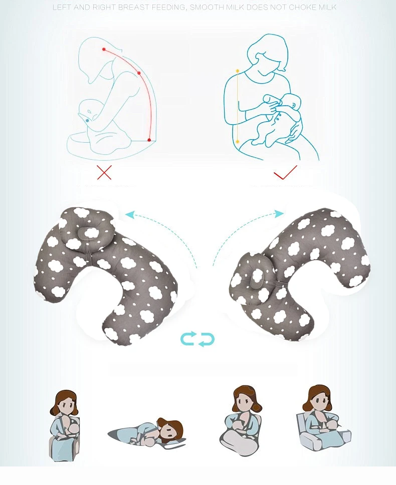 2 шт./компл. многофункциональный подушка для кормления ребенка для беременных новорожденных Грудное вскармливание U-подушки для обниматься