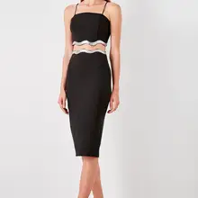 Trendyol черный аксессуар детальная юбка TPRSS19ET0094