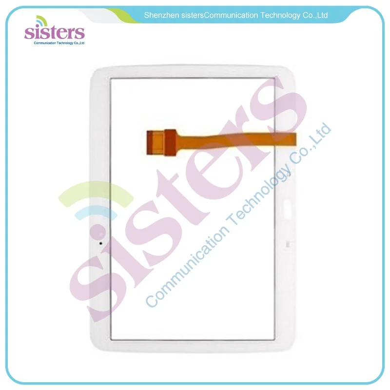 SAM1141 for Samsung Galaxy Tab 3 10.1 P5200 P5210 Touch Screen Digitizer Glass Touch Panel Replacement white, free shipping+tracking2 No.