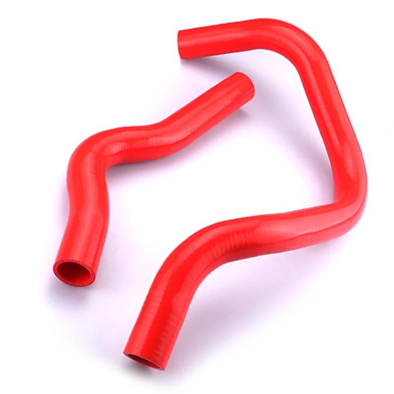 Silicone Intercooler Turbo Radiator Hose Kit For HONDA CIVIC Type R DC2 EK4/9 DOHC B16A/B B18C 2pcs/set red blue - Цвет: Красный