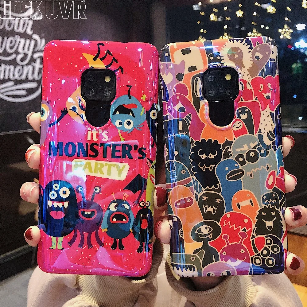 Модные с изображением милого монстра Blu-Ray мягкий чехол для телефона huawei Mate20 P30 P20