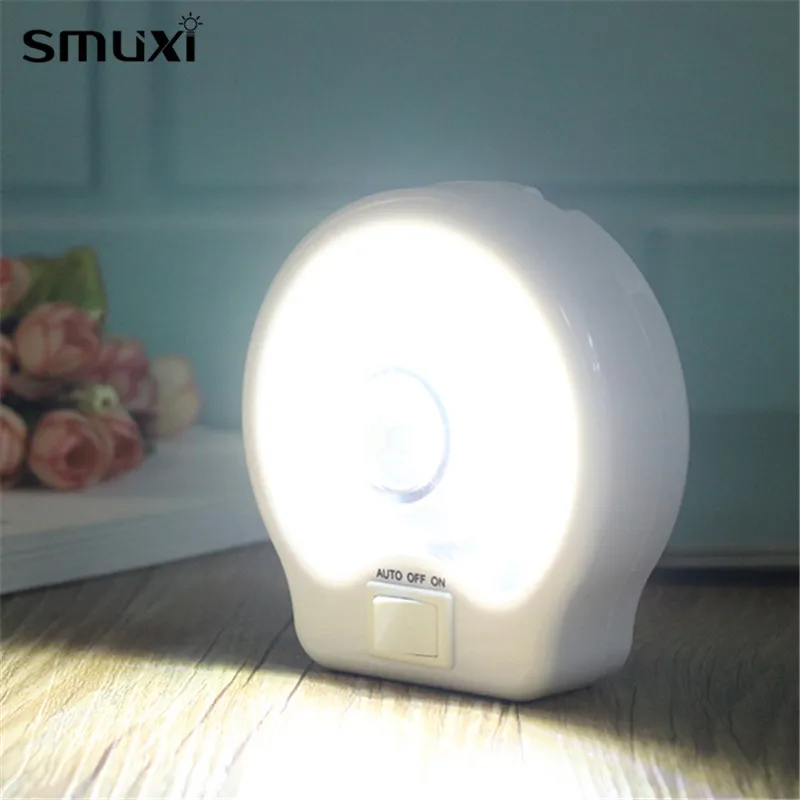 

Smuxi Night Lamp PIR Motion Sensor Induction LED Night Light COB Magnet Flashlight Work Lamp Bedroom Kitchen Indoor Lighting