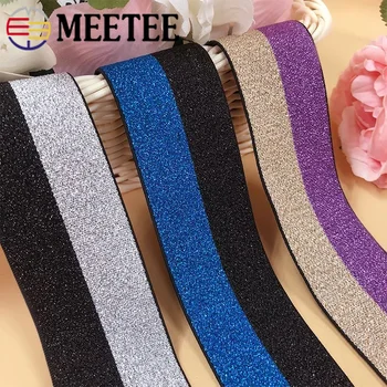 

Meetee 9meters 4cm Polyester Webbing Stripes Lace Ribbon Trim Clothing Tape DIY Knit HomeTextile Bag Decoration Sewing Accessory