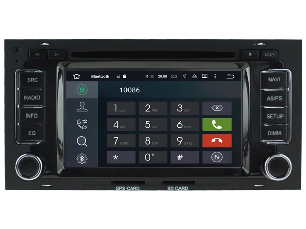 Android 8.0 Car Audio DVD плеер для VW Touareg (2002-2010) GPS мультимедийного головного устройства приемник BT WI-FI