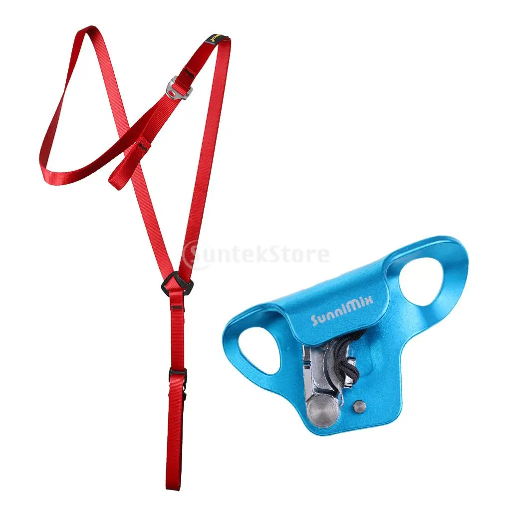 

Outdoor Rescue Climbing Chest Ascender & Securing Sling Harness Chest Shoulder Strap