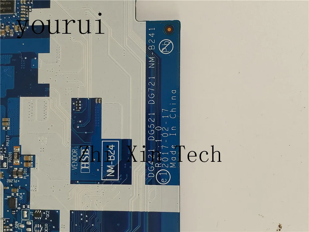  yourui For Lenovo Ideapad 320-15ISK 320-15IKB Laptop Motherboard DG421 DG521 DG721 NM-B241 With i5-