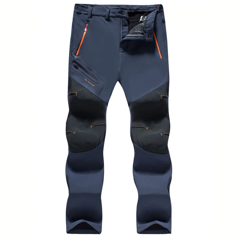 

Softshell Mountaineering Trousers Warm Thicken Fleece Hiking Pants Waterproof Windproof Breathable Outdoor Camping Ski L-6XL