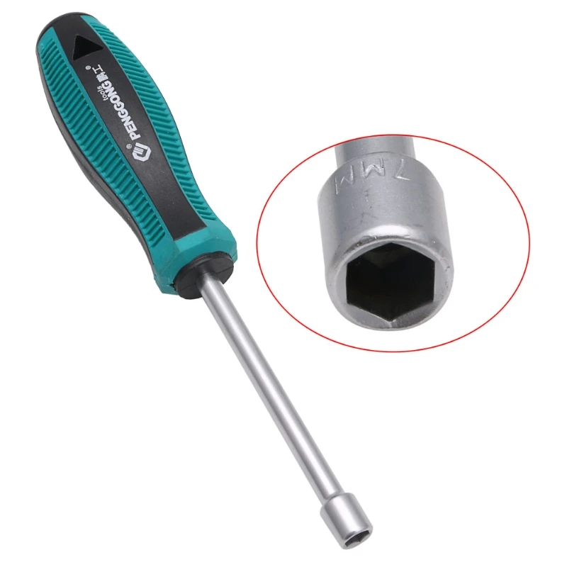 3-14 мм металлическая розетка драйвер торцевой ключ для шестигранной гайки отвертка Nutdriver ручной инструмент Прямая поставка
