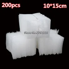 200 шт 100*150 мм пластиковая упаковка конверт белый пузырьковый упаковочный мешок PE прозрачный пузырьковый мешок противоударный мешок двойная пленка пузырьковый мешок