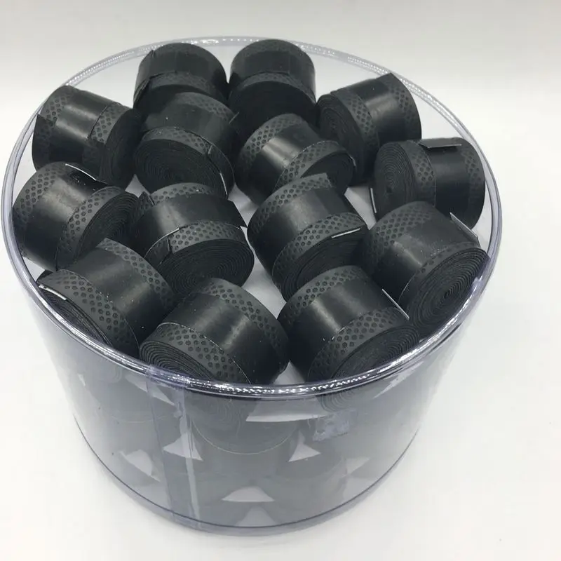 10 قطع ZARSIA الجاف يشعر نقطة الضغط مضرب بدمنتون على قبضة ، تنس overgrips (أسود)
