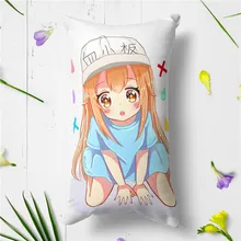 Новые Аниме-клетки на работе! Erythrocite красная кровяная клетка и кровяное покрытие плюшевые мягкие куклы подушка для игрушек Подушка Косплей Подарки