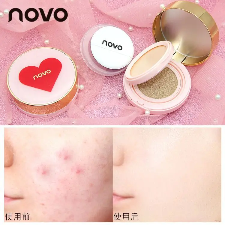 

Brand Air Cushion Isolation CC Cream Korean Cosmetic Moisturizer Make Up Oil Control Hyaluronic Acid Whitening BB Makeup NOVO