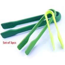 Фабричный выход 3 шт./компл. пищевой PP Набор ершиков барбекю Tong щипцы для выпечки, JSF-Tongs-001