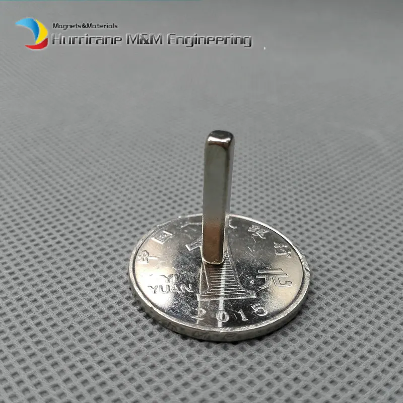 3//4/"dia x 4/" long Alnico 5 round bar precision ground axailly magnetized 1 each