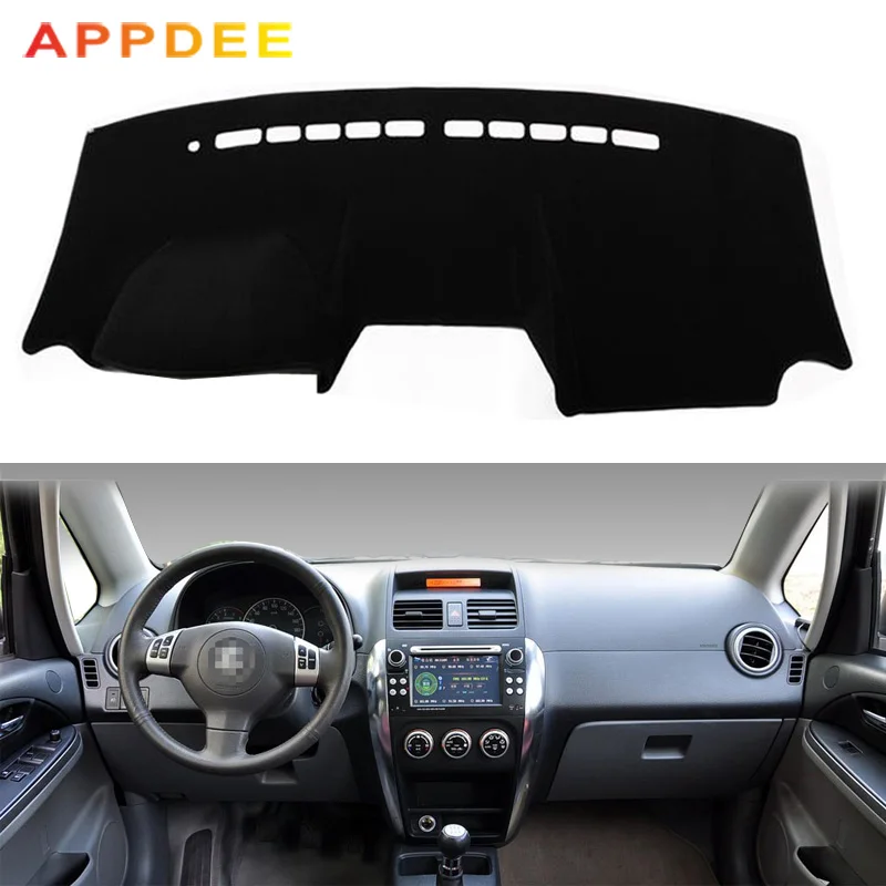 

APPDEE Car Dashboard Cover For Suzuki SX4 All The Years No Storage Box Dash Mat Dash Pad Auto DashMat Carpet ANti-UV NON-Slip