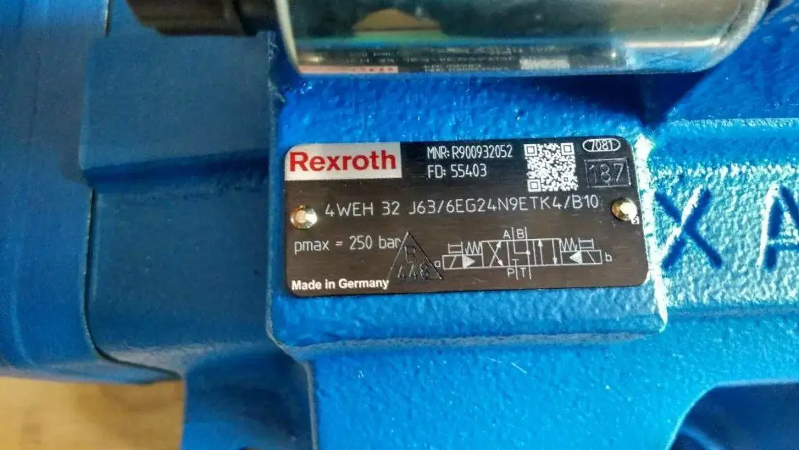 

4WEH 32 J63/6EG24N9ETK4 new rexroth valve