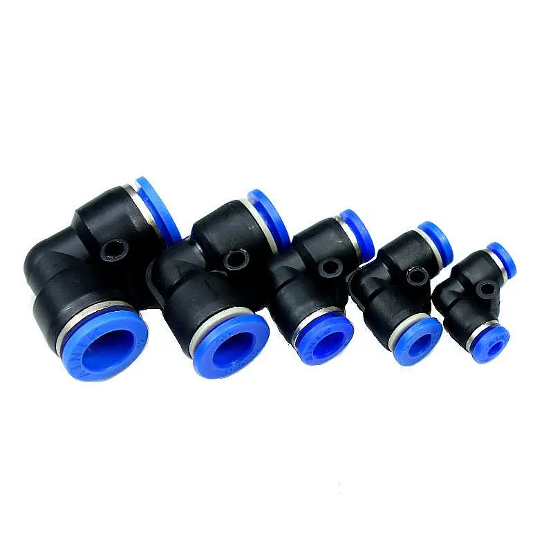 

1Pcs 4mm 6mm 8mm 10mm 12mm Tube OD 90 Degree Equal Union Elbow Air Pneumatic Push In Connector Quick Connection Fitting