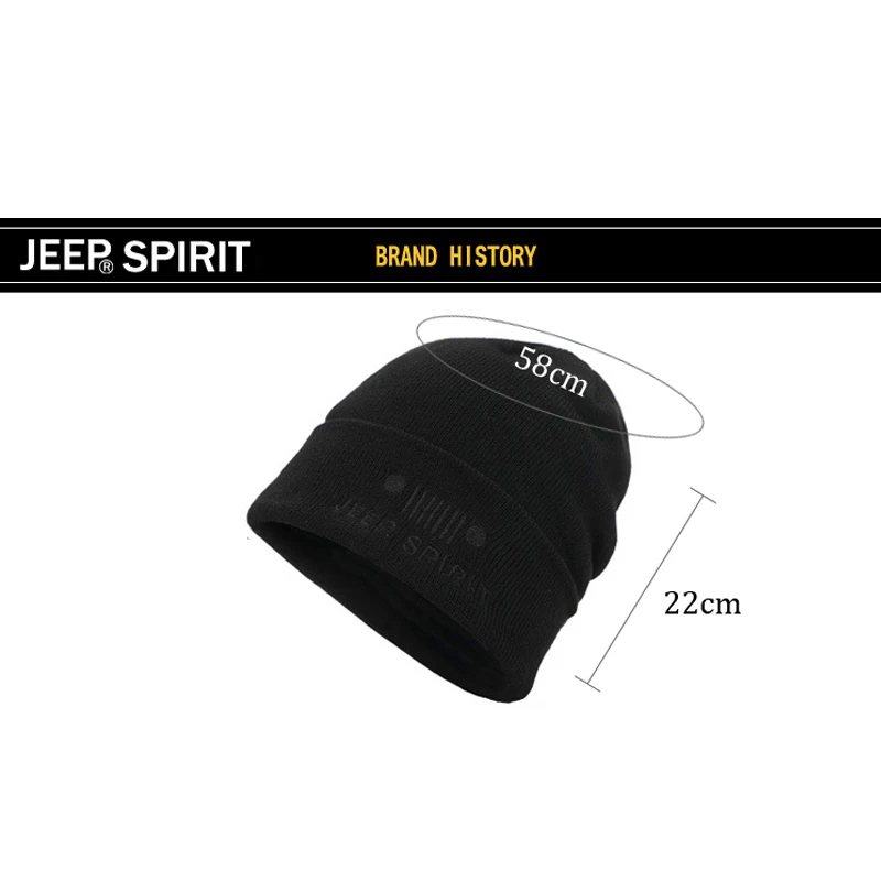 JEEP SPIRIT Beanie шапка мужская шапка женская зимняя теплая вязаная шапка с буквами кепки Унисекс Женская шапка invierno hombre Женская шляпка