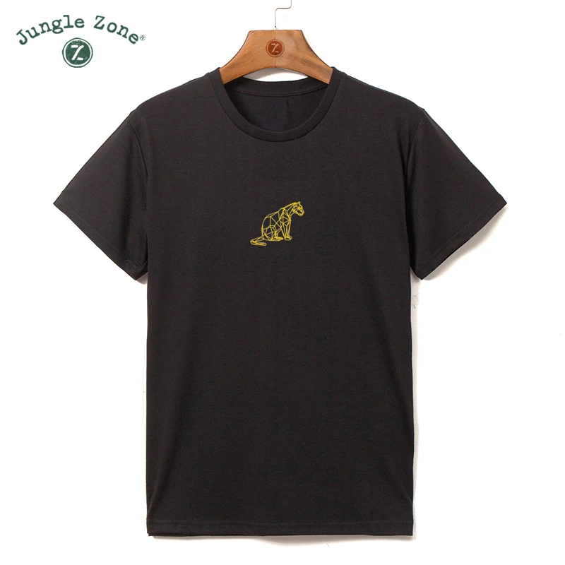 

European size Fashion tiger Heat transfer icon series t shirt design Top Quality Men's O-Neck short t-shirt men Casual t-shirts