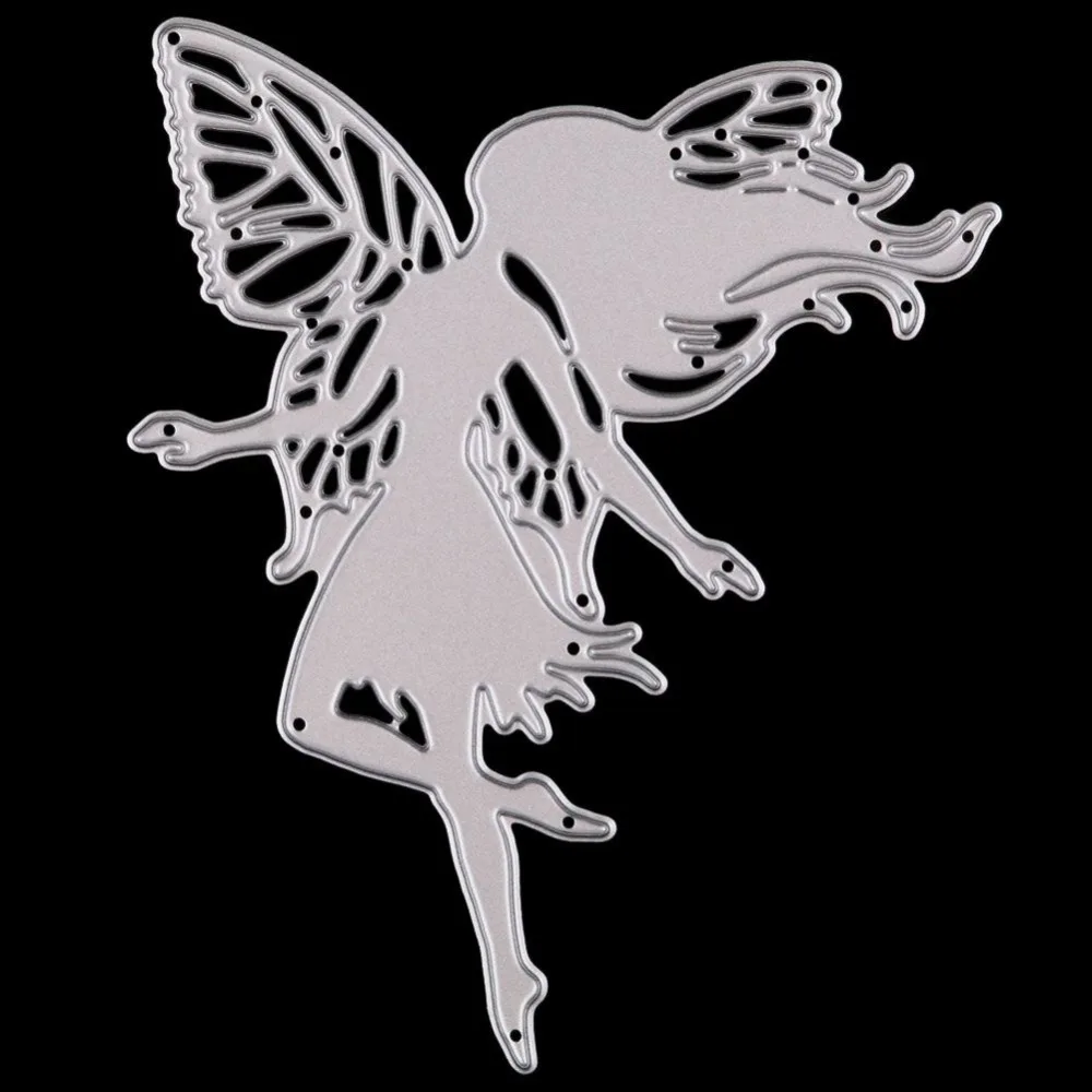 butterfly fairy girl cutting dies stencils template fairy cut out template