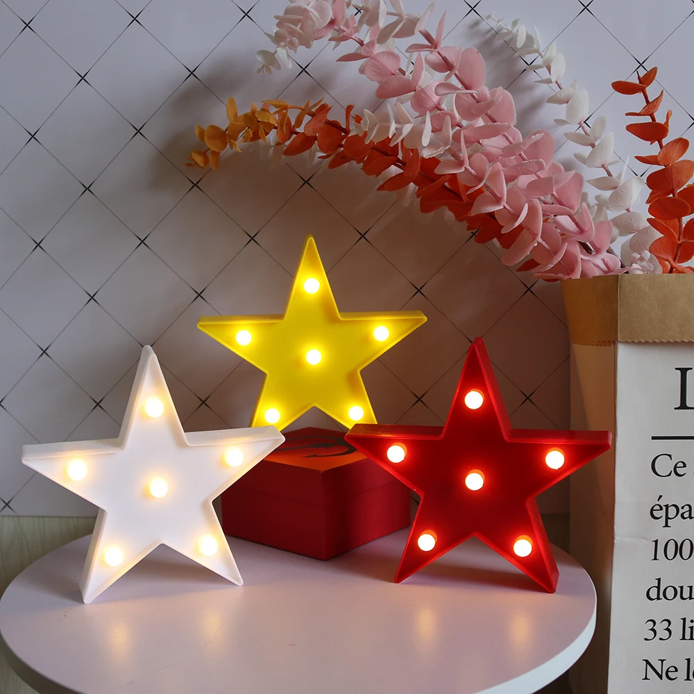  Cartoon Night Lights Cloud/Star/Shell/Heart LED Table Lamp For Children's Bedroom Decoration - 4000030793301