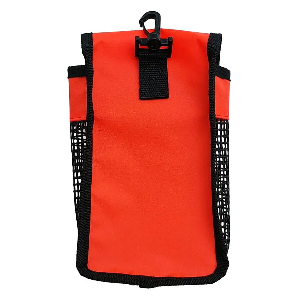 Duty Compact Mesh Gym Storage Bag Scuba Diving Reel Bolt Snap SMB Safety Marker Buoy Mesh Gear Bag Equipment Holder Carry Pouch