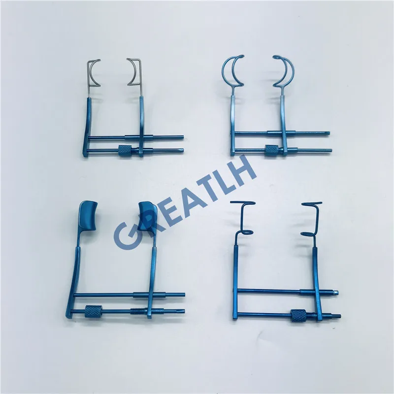 

High quailty Titanium wire blade ophthalmic surgical instruments/Eye Speculums speculum solid blade hot sale