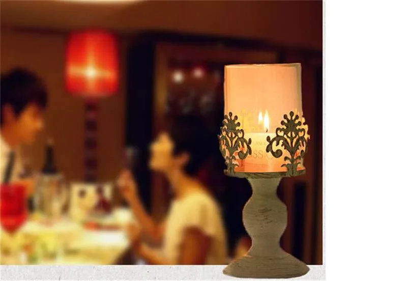 3Size Romantic Crystal Glass Cube Candle Holder Glass Stand Tealight Decor