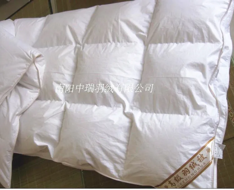 Duvet filled White Goose feather & down tog value 4.5 for summer 150