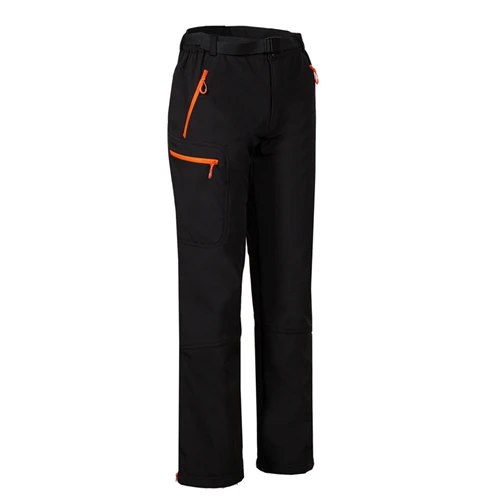 Customize LOGO Camping Hiking Softshell Pants Women Waterproof Thermal Fleece Trousers Outdoor Sport Trekking Skiing Clothing
