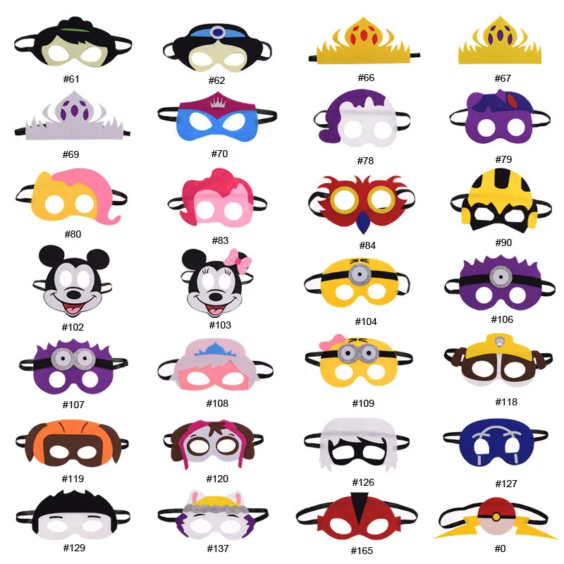 1pc Mask Hulk Batman Glasses Superhero Cosplay Superman The Avengers Kid Birthday Gift Cosplay Masquerade Costumes Party Masks