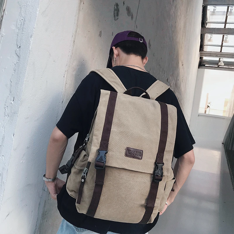 

Tidog Youth canvas outdoor fashion travel backpack