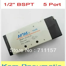10 шт./партия 1/" bsp пневматические электромагнитный клапан управления воздухом воздушные клапаны 1/2 дюймов резьба 2 Pos 5 способ 4A410-15