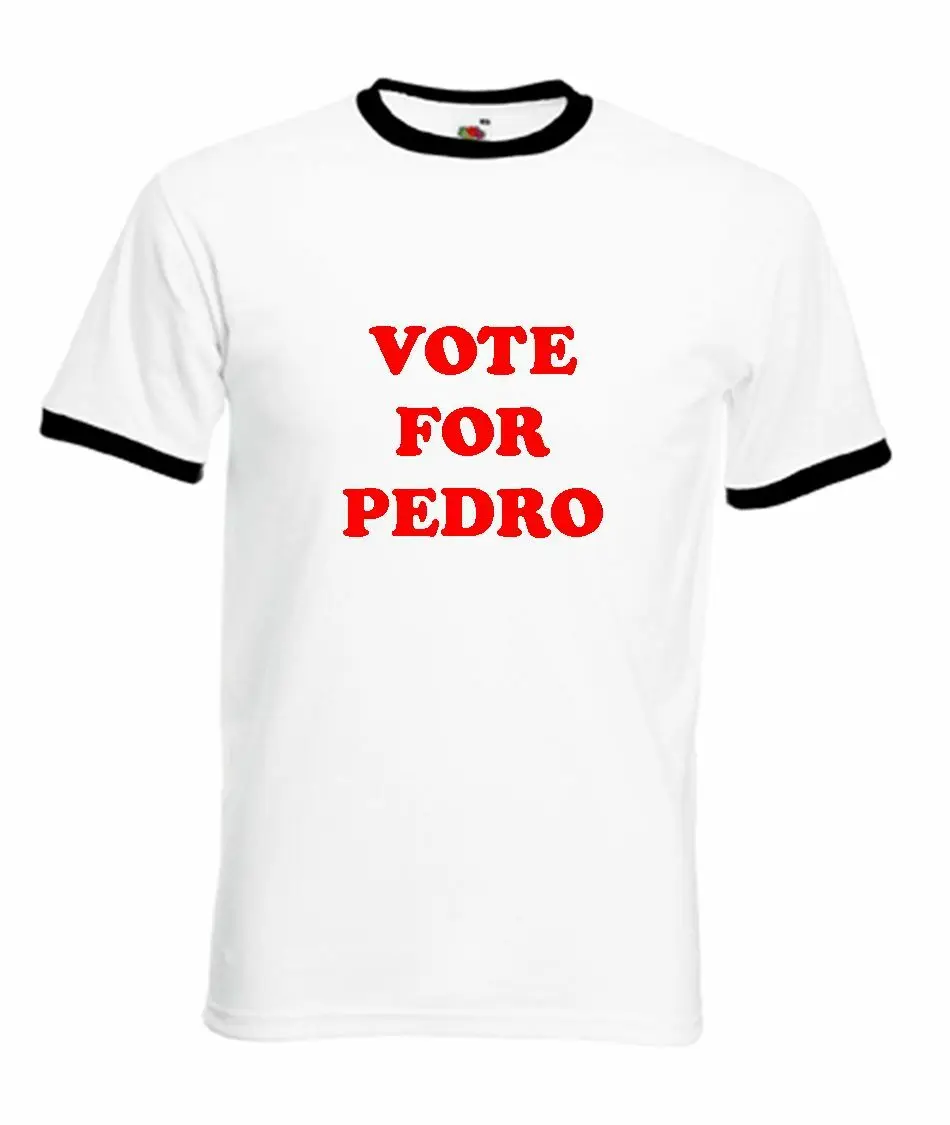 

2019 Cool Vote For Pedro T Shirt From Napolean Dynamite Film Funny Humour Classic Retro Tee Hoodie