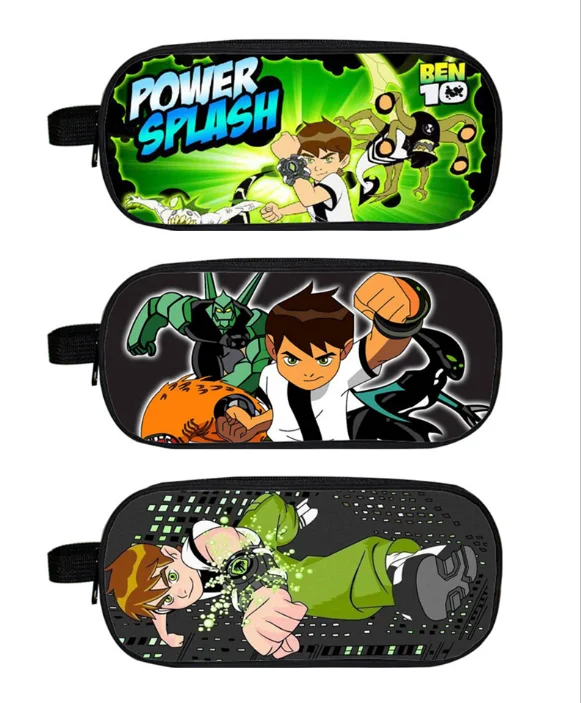 

Ben 10 Ben Tennyson Pencil Case Student Pen Bags Childrens Coin Pocket School Pouches Boys Girls Purse Wallet Gifts