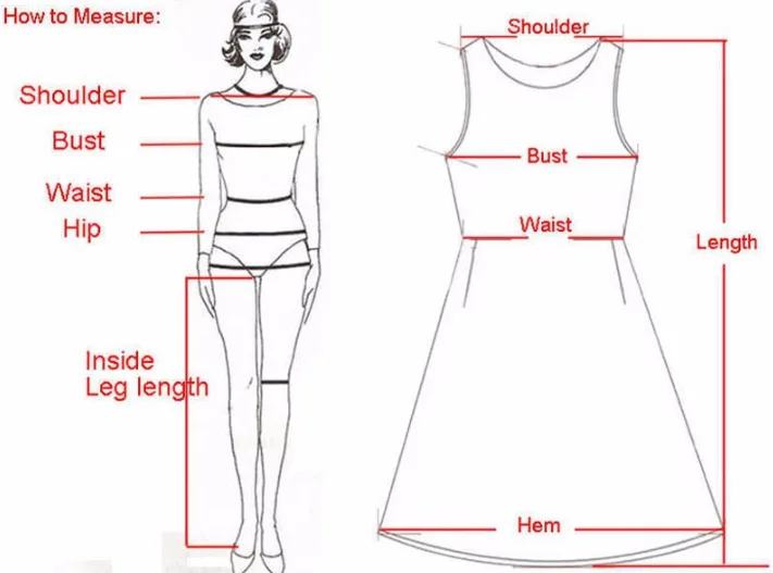 Waist bust length Clearance