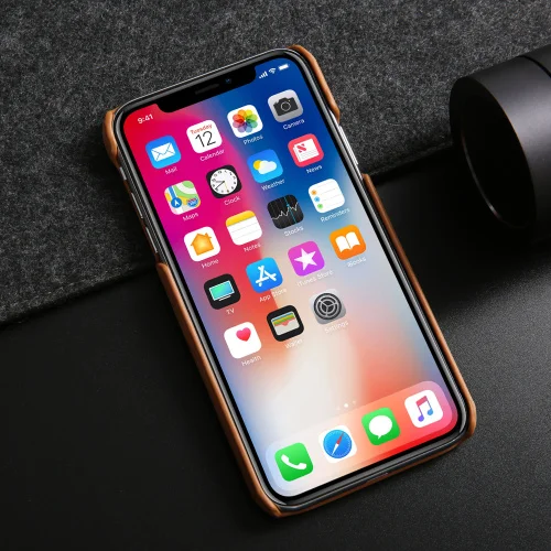 100 шт HYYGEDeal ретро матовый кожаный чехол для телефона Apple iphone 6 6s plus 7 plus 8 plus X XS max XR