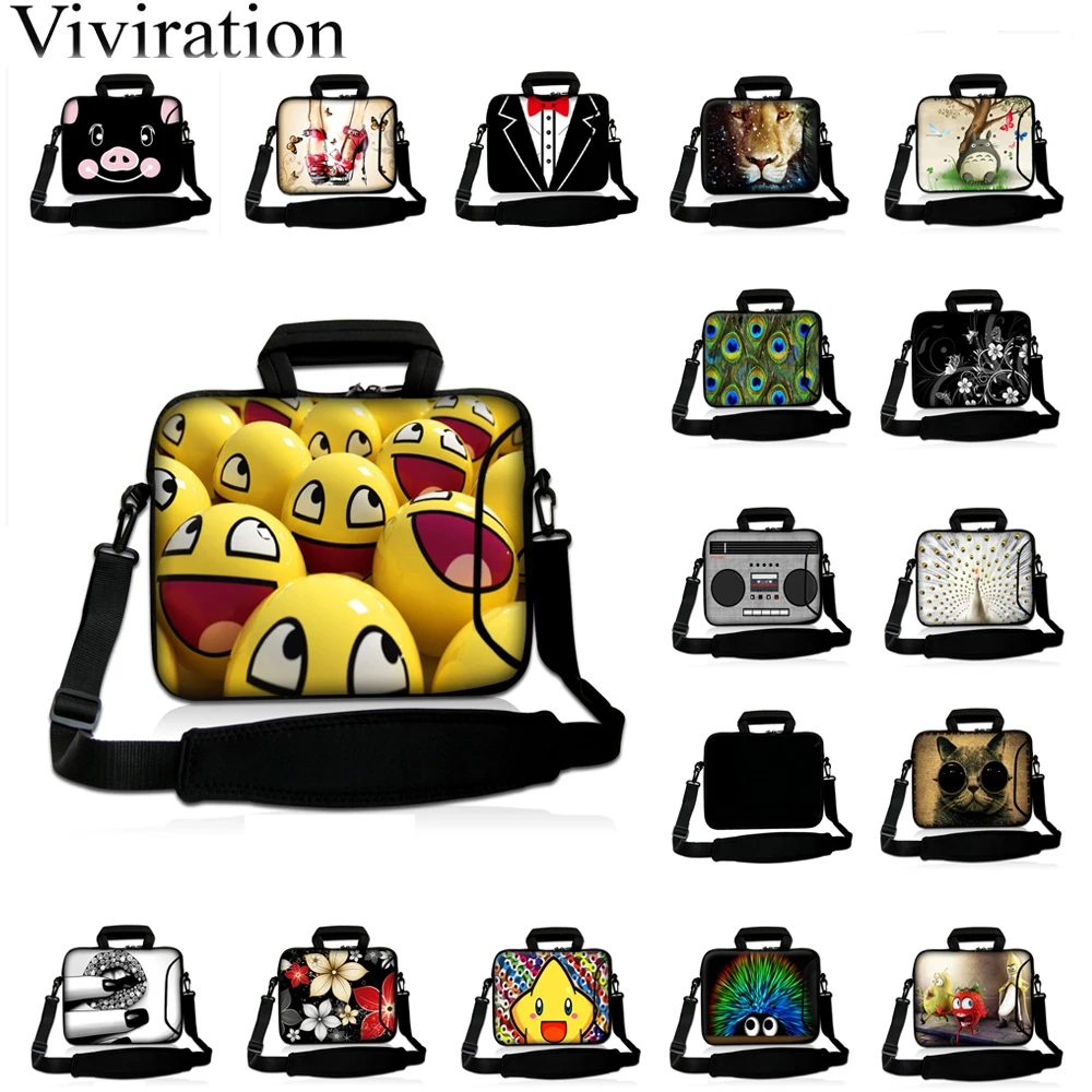 

Casual Notebook Shoulder Bags 10" 12" Tablet 10.1 13.3 14.1 15.6 15.4 17 inch Portable Notebook Briefcase For IBM Dell Macbook
